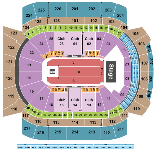 Climate Pledge Arena Adam Sandler Seating Chart